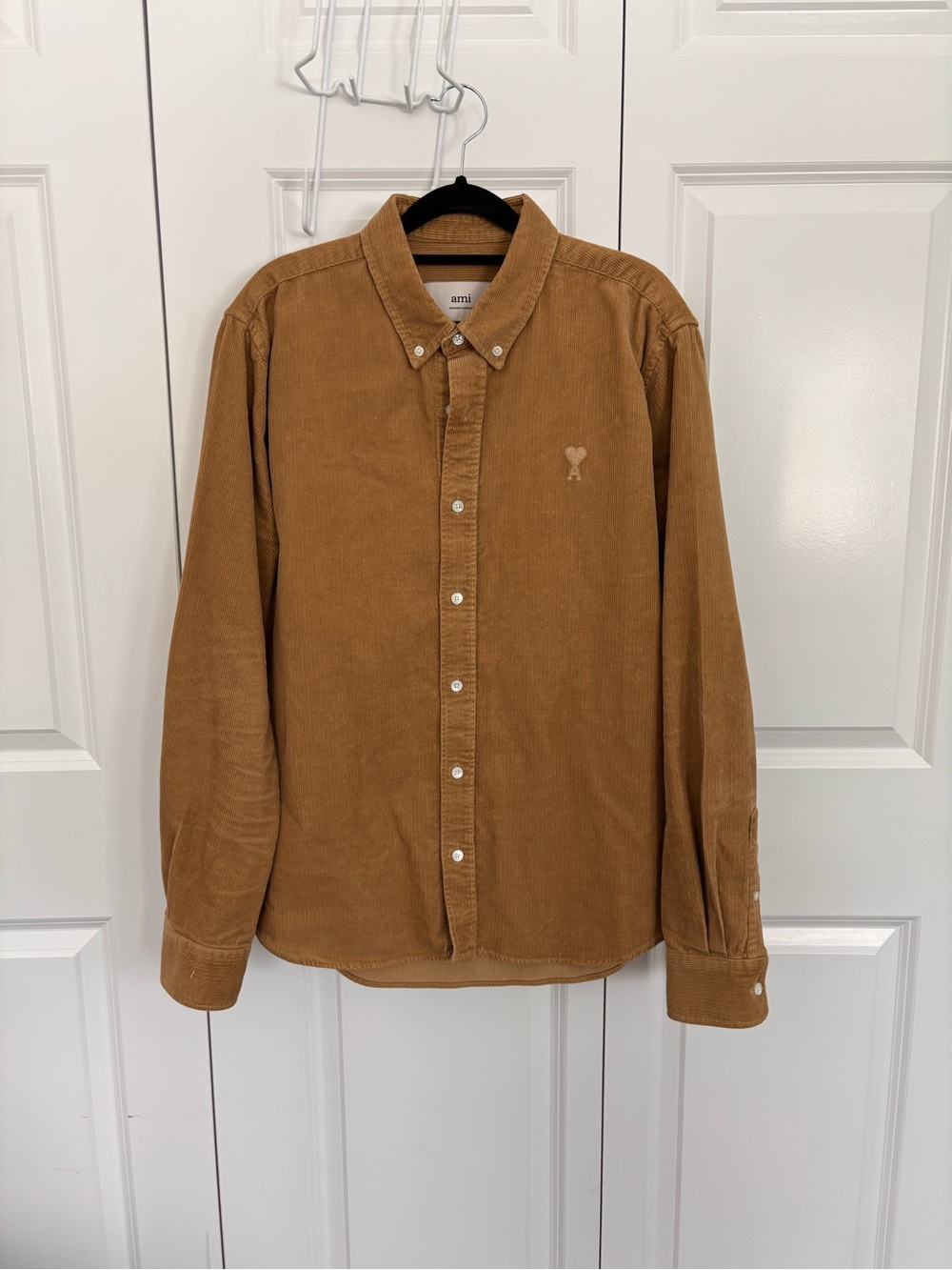 Ami Corduroy Button-Down Shirt